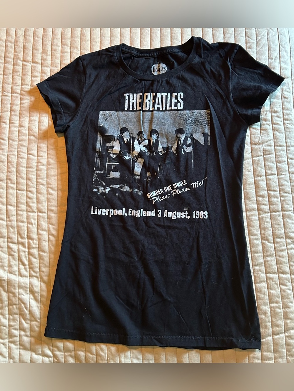 The Beatles Black Graphic Tee